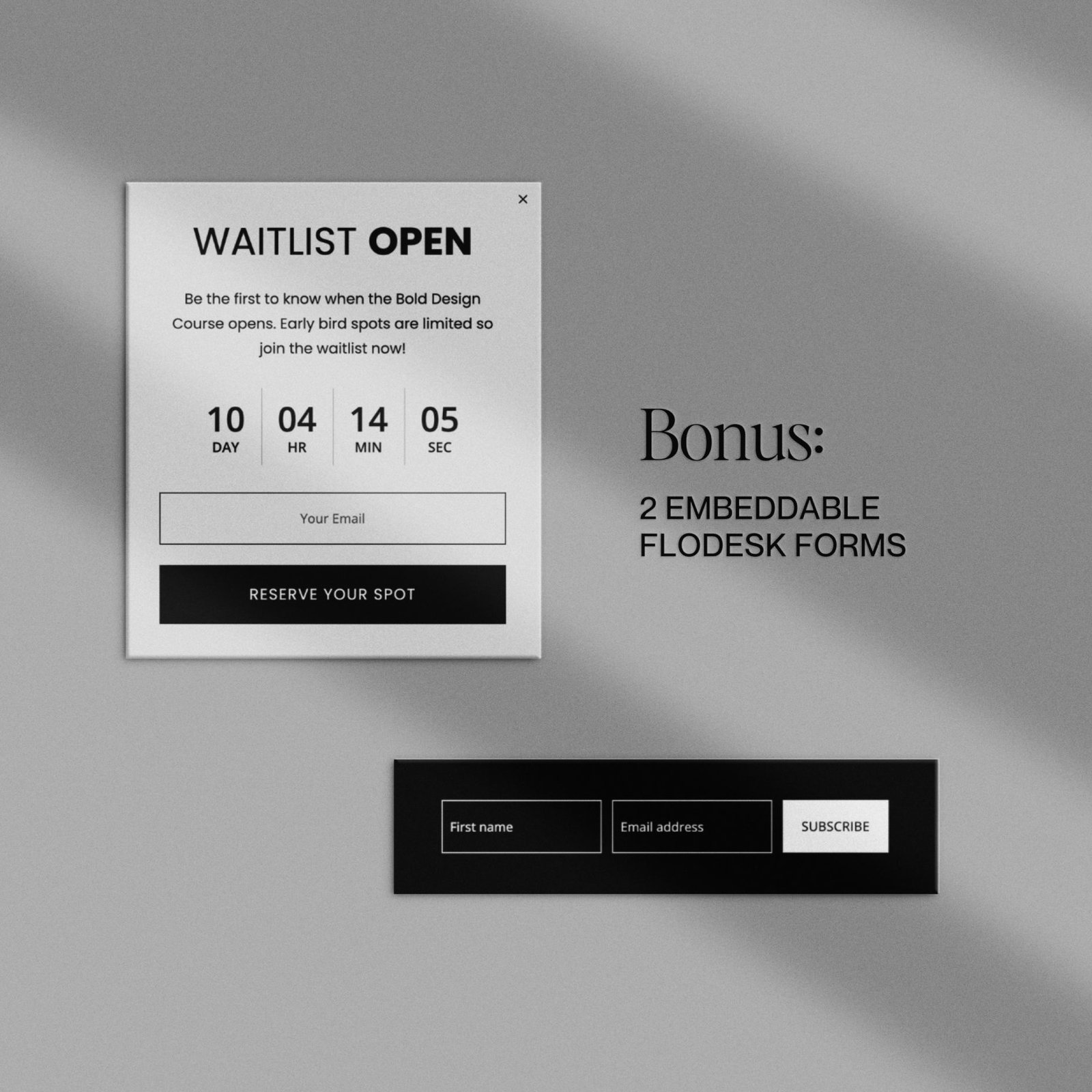 embeddable forms ravenna